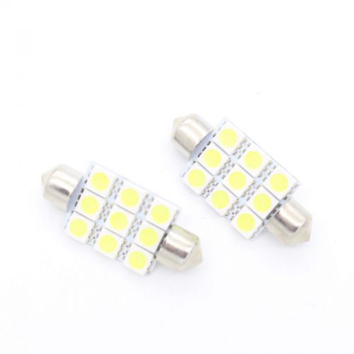 Find 1X 39mm 24v 9smd 5050 Car Dome Festoon Interior Light xenon White