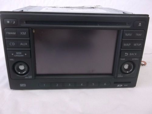 Oem nissan versa nv navigation head unit radio gps 25915zt56a     25915-zt56a
