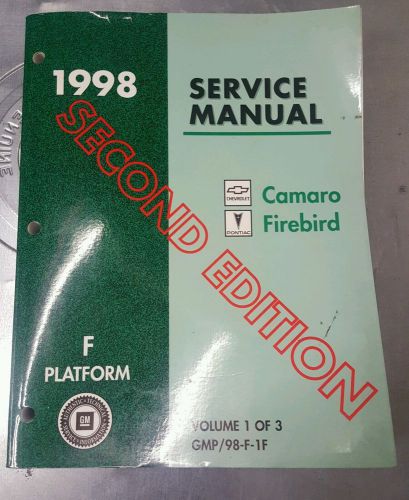 1998 chevy camaro / pontiac firebird service manual
