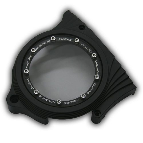 Harley davidson clear belt guard - all sportster xl models 2004 and up - black