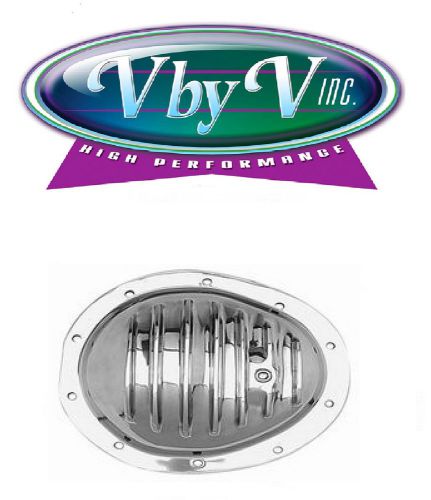 Trans dapt 4833 polished finned aluminum diff cover chevy truck 1988-06