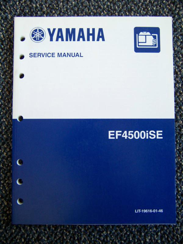 Yamaha ef4500i generator factory service manual free shipping lit-11616-01-46