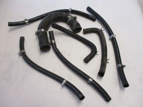 0312479 lot of 7 omc v6 sterndrive water pump cooling recirculation hoses late 6