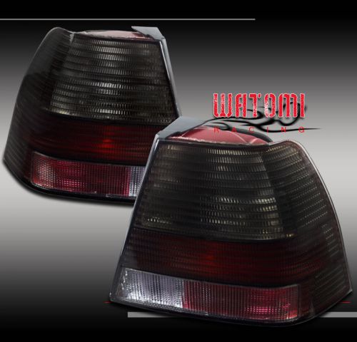 99-04 volkswagen jetta bora mk4 sedan tail brake light red/smoke left+right pair