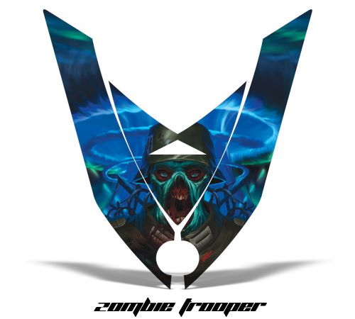 Amr racing sled hood wrap graphic decal ski-doo rev xp part snowmobile zombie tr