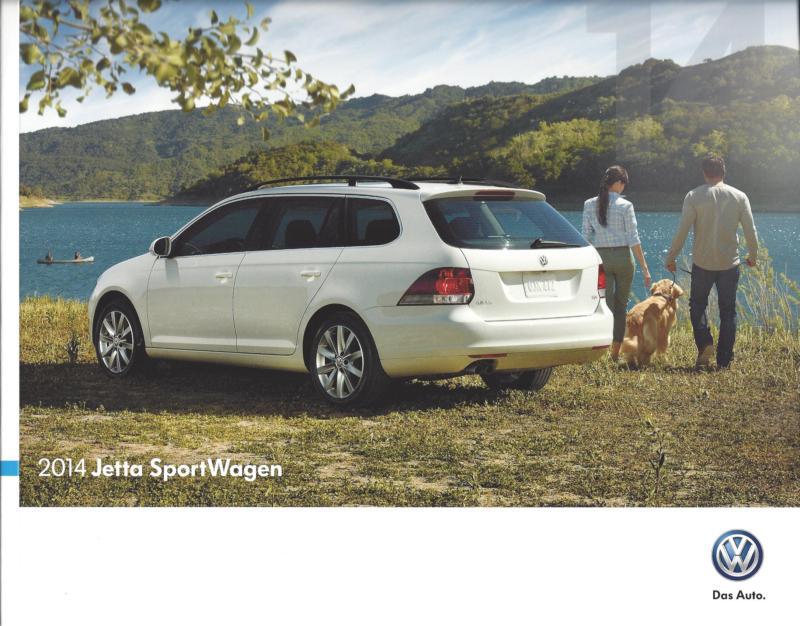 2014 volkswagen jetta s.wagen 2.5l s/2.5l se & 2.0l tdi models 22 page brochure 