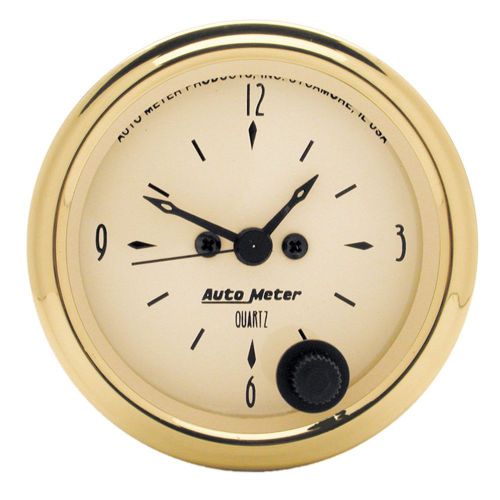 Auto meter 1586 golden oldies; clock