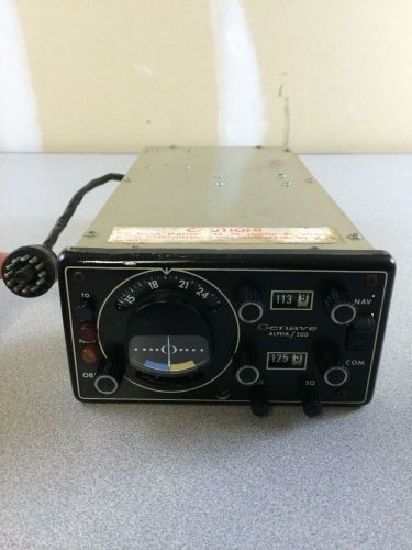 Vintage genave alpha 200 nav/com direction finder radio reciever - not tested