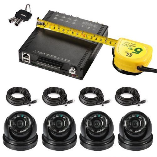 1080p hd 4 channel car dvr camera h.264 real-time hdd digital video recorder dvr