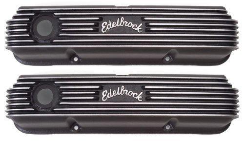 Edelbrock 41623 valve cover set for ford fe engine