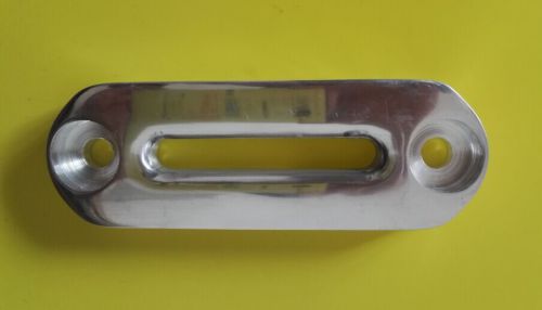 4 7/8" 3500lb universal aluminum hawse fairlead synthetic winch rope atv utv suv