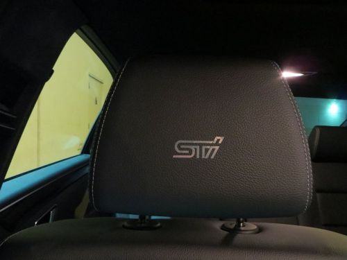 (4pcs) headrest badge sticker decal *sti*