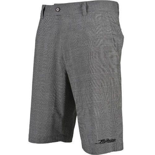 Fly racing mulligan casual shorts gray plaid