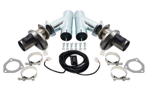 Doug&#039;s headers 2-1/2 in pipe stainless electric exhaust cut-out kit p/n dec250ak