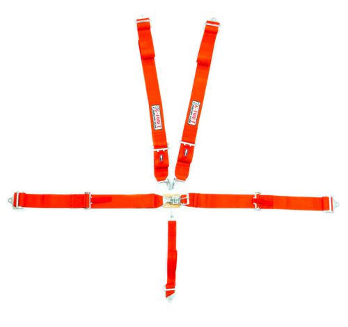 G-force red latch and link 5 point harness p/n 6100rd