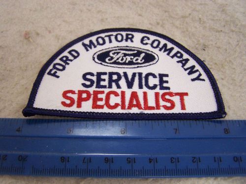 Ford &#034;service specialist&#034; arm patch model a, mustang, galaxie, fairlane, model t