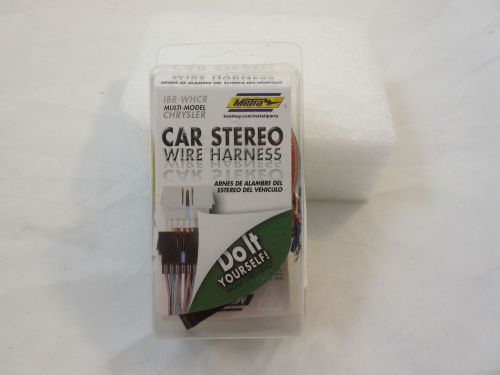 Metra ibr-whcr install wire harness fits multi-model chrysler apps.
