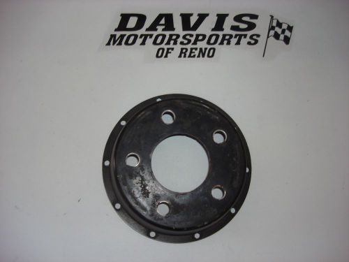 Aluminum brake hat 2&#034; offset - 5 x 5&#034; bolt pattern, 10 x 8 1/8&#034; mounting