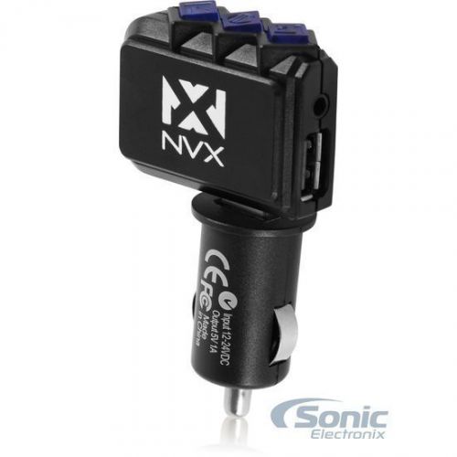 New! nvx nubt1 universal bluetooth audio receiver for cars w/aux output