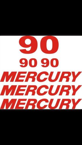 Mercury outboard decal kit 90 hp decal sticker set graphic decal stickers