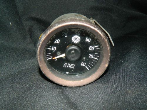 Vtg bombardier snowmobile 8000 rpm tachometer gauge  vintage nd