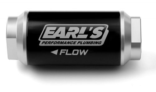 Earl's 230628erl 175 gph billet fuel filter - 100 micron -8an @ speed tech