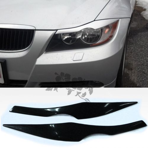 Painted 3-series bmw e90 sedan abs eyelids eyebrow cover 330i 325i 335i 328i