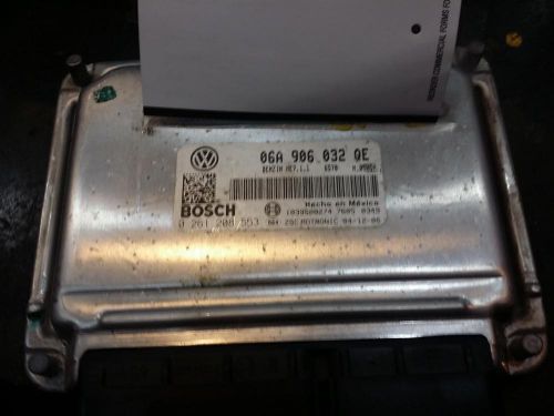 Volkswagen jetta engine brain box electronic control module; 2.5l, fed emissio
