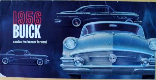 1956 buick original sales brochure roadmaster 70 super 50 century 60 special 40