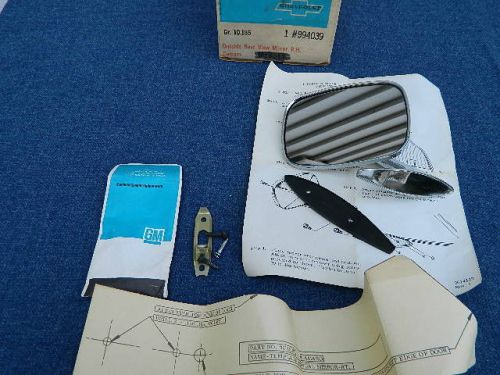 Original nos gm 994039 1970 71 72 73 74 75 camaro rh mirror lt muscle car