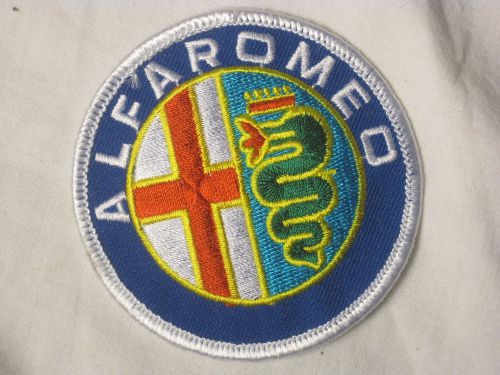 Alfa romeo patch logo emblem symbol car auto automobile embroidered colorful