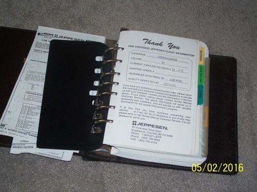 Jeppesen airway manual 2" ring binder am621126 (2008)