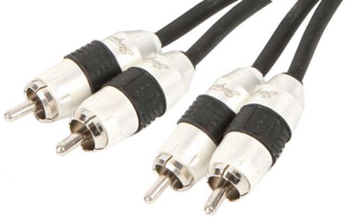 Stinger si826 car stereo audiophile 8000 series 6 ft rca amp interconnect cable