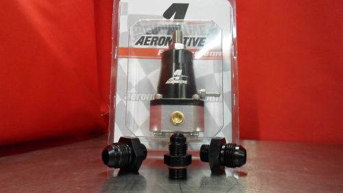 Aeromotive regulator &amp; fitting kit (1) 6-an (2) 6-an to 8-an 13129