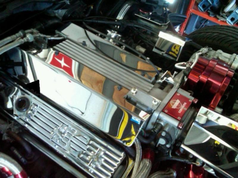 Find Corvette C4 1992 LT1 Polished Stainless Steel FUEL RAIL COVERS FRC