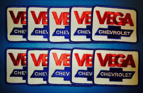 10 lot vintage 1970's chevy vega chevrolet sew on car club jacket hat patches