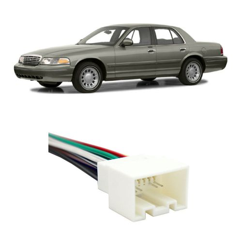 Ford crown victoria 1998-2002 factory to aftermarket radio harness adapter