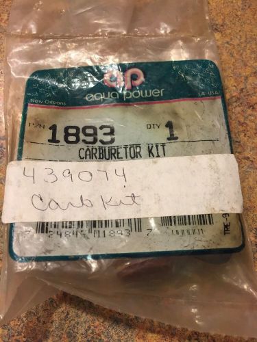 New aqua power evinrude johnson 439074 382050 carburetor repair kit ay float