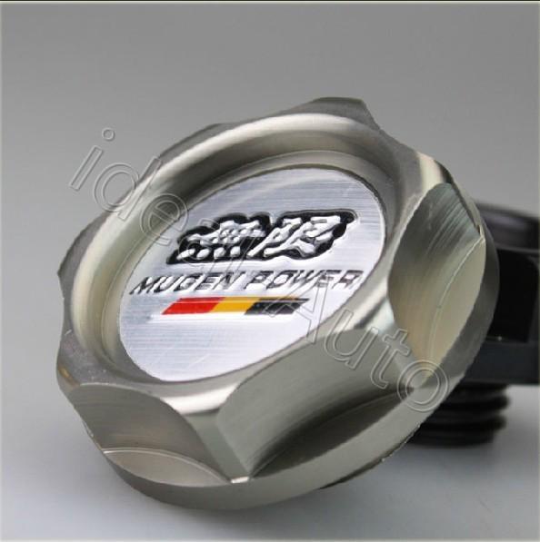 New silver engine oil filter cap fuel tank cover plug for honda 