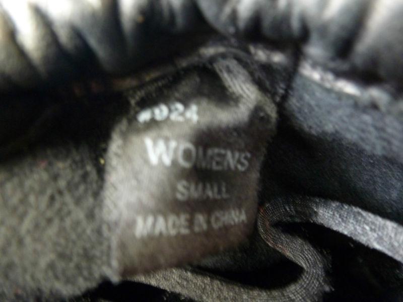 Harley Davidson Womens Black Leather Gauntlet Motorcycle Gloves Size S, US $59.95, image 3