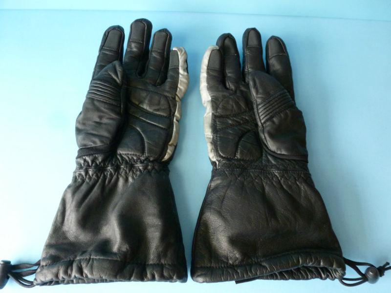Harley Davidson Womens Black Leather Gauntlet Motorcycle Gloves Size S, US $59.95, image 5