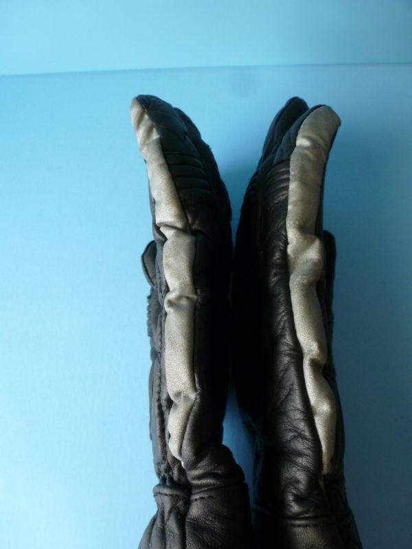 Harley Davidson Womens Black Leather Gauntlet Motorcycle Gloves Size S, US $59.95, image 7