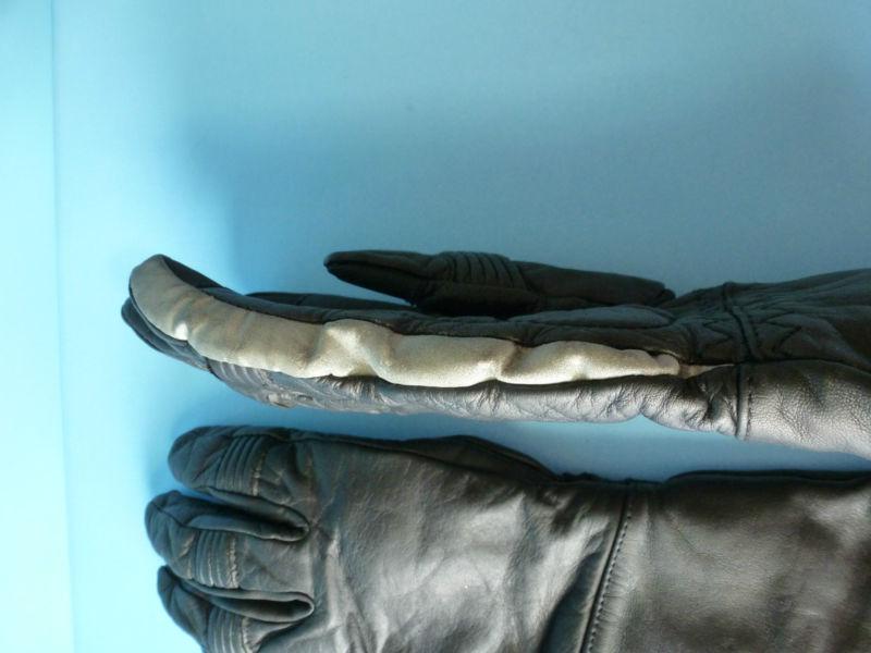 Harley Davidson Womens Black Leather Gauntlet Motorcycle Gloves Size S, US $59.95, image 8