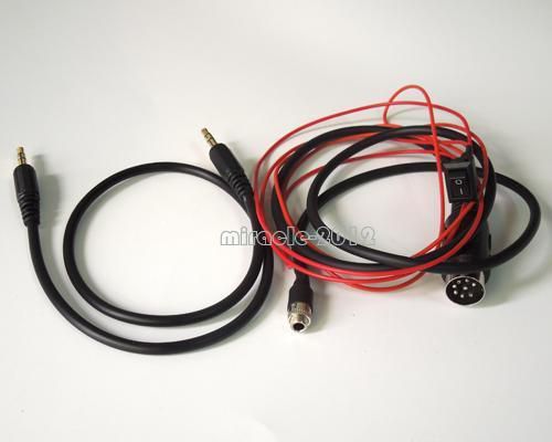 Aux audio cable 8 pin interface for nissan old teana jk230 jm230 jk200 2004-2008