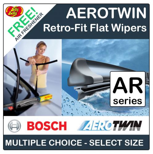 Bosch &#039;ar&#039; aerotwin retrofit flat front wiper blades - all sizes 13&#034; to 26&#034;
