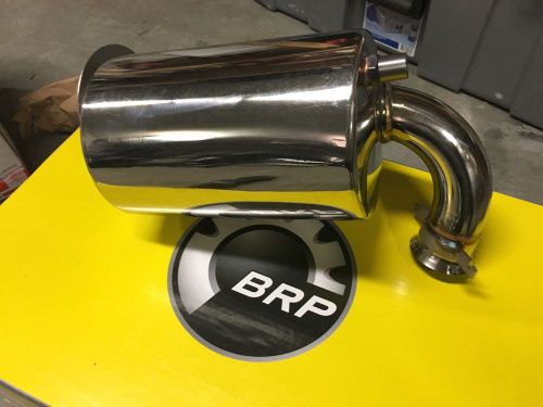 New unit 6 stainless steel skidoo xp/xs/xm silencer by silber turbo systems