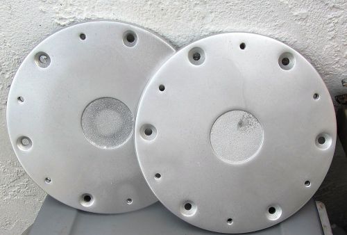 2 new garelick pedestal seat plate s 9 1/4" dia. standard bolt pattern