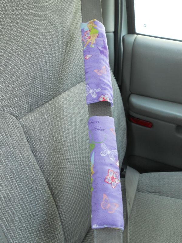 Find HANDMADE TINKERBELL PRINT SEAT BELT STRAP COVERS in Goshen, New