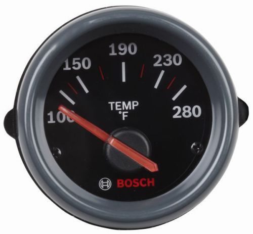 Bosch 2&#034; electrical water temperature black / aluminum bezel fst7005 authorized