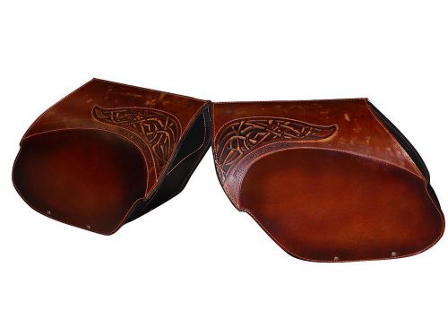 Custom leather saddlebag harley  softail suzuki yamaha honda
